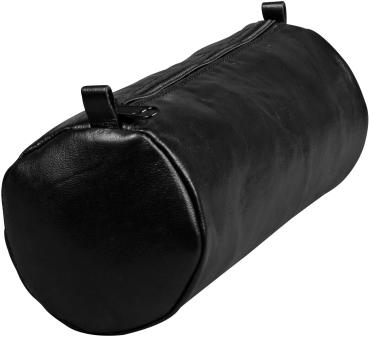 CLAIREFONTAINE Schlamperetui AgeBag 22x8cm 77031C schwarz, rund, Leder