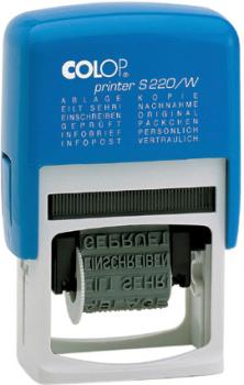 COLOP Mehrtextstempel S220W/D 4mm D