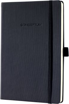 CONCEPTUM Notizbuch HC A5 CO109 black, Dot-Lineatur, 194 S.