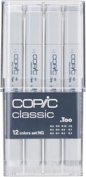 COPIC Marker Classic 20075152 Grau-Set NG, 12 Stück