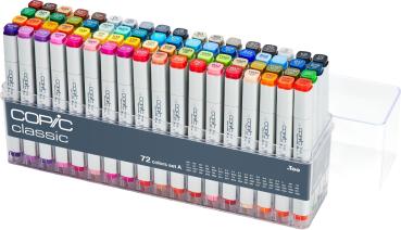 COPIC Marker Classic 20075160 Set A, 72 Stück