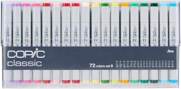 COPIC Marker Classic 20075161 Set B, 72 Stück