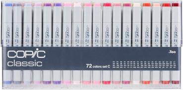 COPIC Marker Classic 20075162 Set C, 72 Stück