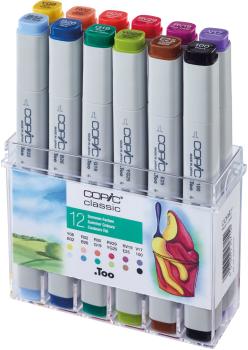 COPIC Marker Classic 20075707 Sommer-Farben, 12 Stück