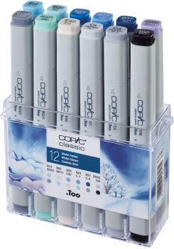 COPIC Marker Classic 20075709 Winter-Farben, 12 Stück