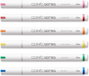 COPIC Marker acrea Set Vivid 20077601 6 Farben