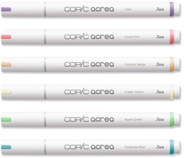 COPIC Marker acrea Set Light 20077602 6 Farben