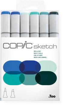 COPIC Marker Sketch 21075665 Set Earth Essentials, 6 Stück