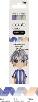 COPIC Marker Ciao 220750310 Serene Palette 3 Stück