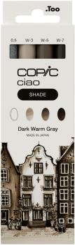 COPIC Marker Ciao Shade Set 22075420 Dark Warm Gray 4 Stück