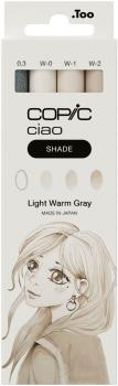 COPIC Marker Ciao Shade Set 22075421 Light Warm Gray 4 Stück