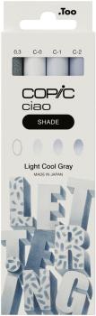 COPIC Marker Ciao Shade Set 22075423 Light Cool Gray 4 Stück