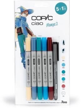 COPIC Marker Ciao 22075557 5+1 Set Manga 2