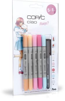 COPIC Marker Ciao 22075564 5+1 Set Manga 7