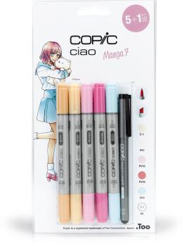 COPIC Marker Ciao 22075564 5+1 Set Manga 7