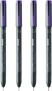 COPIC Multiliner 22075629 Lavender Set, 4 Stück ass.