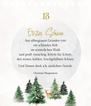 COPPENRATH Tischkalender 12.5x14.5cm 64778 Zauber der Winterwelt