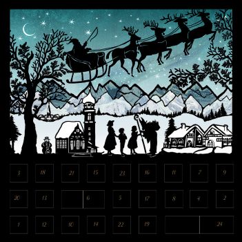 COPPENRATH Adventskalender 15x15cm 71811 Stille Nacht