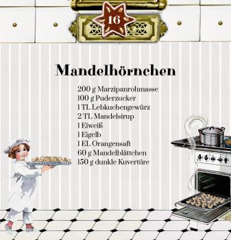 COPPENRATH Zettel Adventskalender 95572 Weihnachtsbäckerei