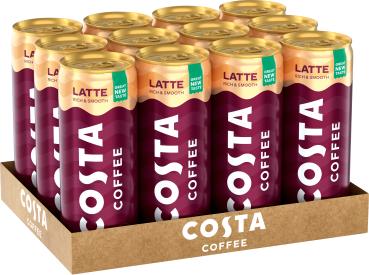 COSTA Coffee Latte Alu 5291 25 cl, 12 Stk.