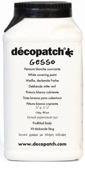 DECOPATCH Acrylfarbe Gesso 300ml GE300AO deckend weiss