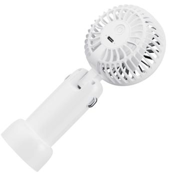 DELTACO Portable Neck Fan neck strap FT-776 White,Silver