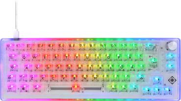 DELTACO TKL Gaming Keyboard mech GAM-160-T-CH transparent RGB CH-Layout