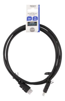 Deltaco hdmi cable high speed hdmi-920 w/ethernet,4k,60hz,uhd,2m - Deltaco-hdmi-920-7333048043177-02.jpg