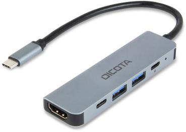 DICOTA USB-C 5-in-1 Video Hub D32060 4K PD 100W