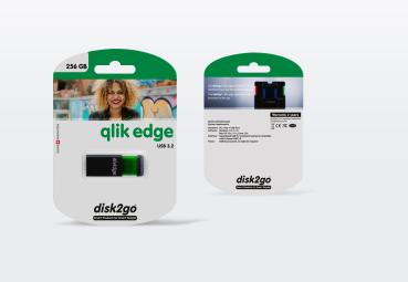 Disk2go usb-stick qlik edge 256gb 30006725 usb 3.0 - Disk2go-30006725-7640111167365-02.jpg