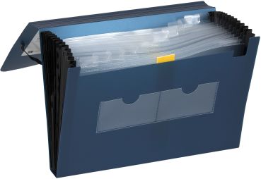 DUFCO Expanding File 13 Fächer 13 Fächer blau metallic