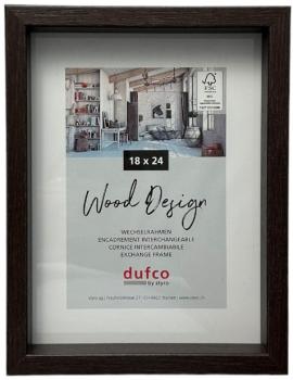 DUFCO Holz-Bilderrahmen 18x24cm 1610.80992 Fuji braun