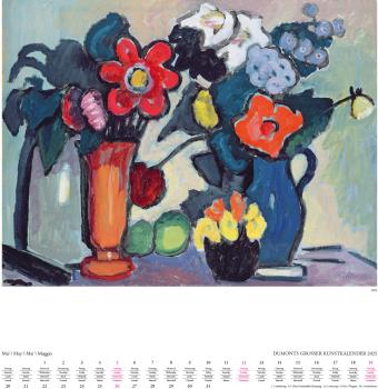 DUMONT Bildkalender 2025 205300 Grosser Kunstkalender 45x48cm