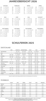 DUMONT Notizkalender 2025 205358 22x49.5cm