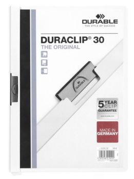 DURABLE Klemmhefter DURACLIP 30 2200/02 für 30 Blatt A4 weiss