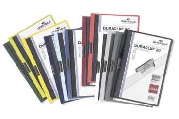 DURABLE Klemmhefter DURACLIP 30 2200/05 für 30 Blatt A4 grün