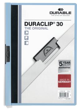 DURABLE Klemmhefter DURACLIP 30 2200/06 für 30 Blatt A4 blau