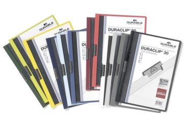 DURABLE Klemmhefter DURACLIP 30 2200/10 für 30 Blatt A4 grau