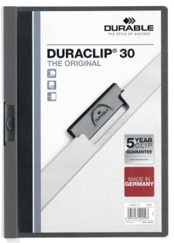 DURABLE Klemmhefter DURACLIP 30 2200/57 für 30 Blatt A4 anthrazit