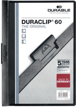 DURABLE Klemmhefter DURACLIP 60 2209/01 für 60 Blatt A4 schwarz