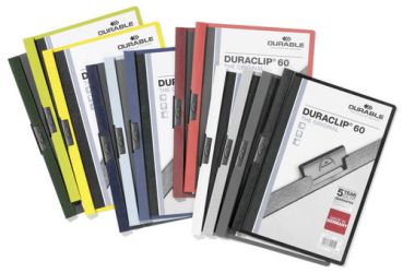 DURABLE Klemmhefter DURACLIP 60 2209/03 für 60 Blatt A4 rot