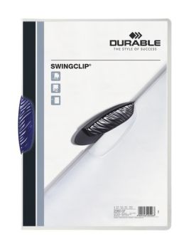 DURABLE Klemmhefter SWINGCLIP 2260/07 für 30 Blatt A4 dunkelblau