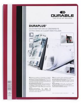 DURABLE Angebotshefter DURAPLUS 2579/03 für 100 Blatt A4 rot