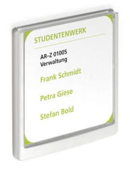 DURABLE Türschild Click Sign 486237 graphit,Kunststoff 149x148.5mm