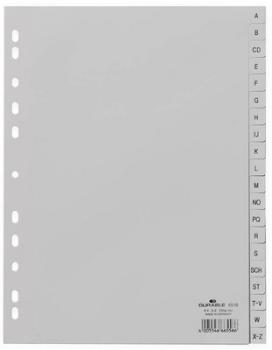 DURABLE Register PP grau A4 6510-10 20-teilig, A-Z