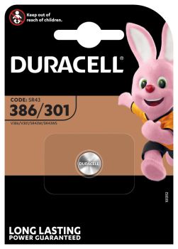 Duracell knopfbatterie specialty 386/301 v386,v301,sr43w,sr4ws,1.5v - Duracell-386-301-5000394067721