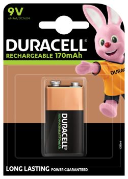 DURACELL Recharge Ultra PreCharged 9V/6HR61 6HR61/DC1604, 170mAh 1 Stück