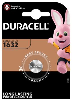 DURACELL Knopfbatterie Specialty DL/CR1632 CR1632, 3V