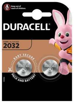 DURACELL Knopfbatterie Specialty DL2032 B2 CR2032, 3V 2 Stück