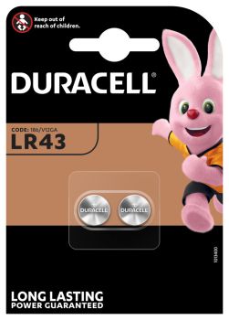 Duracell knopfbatterie specialty lr43 lr43, 1.5v 2 stück - Duracell-lr43-5000394052581